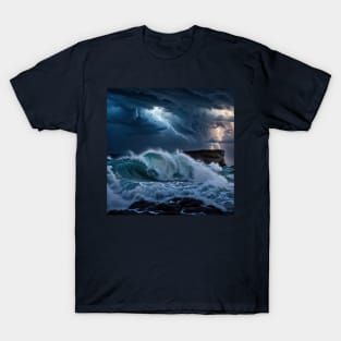 Storm on the ocean T-Shirt